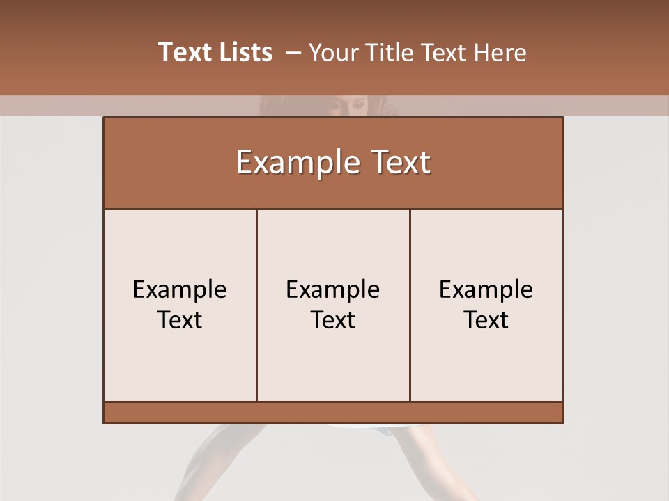 Cheerful Fly Performer PowerPoint Template