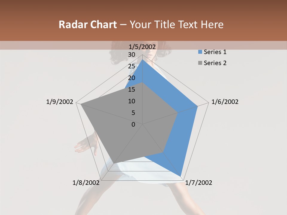 Cheerful Fly Performer PowerPoint Template