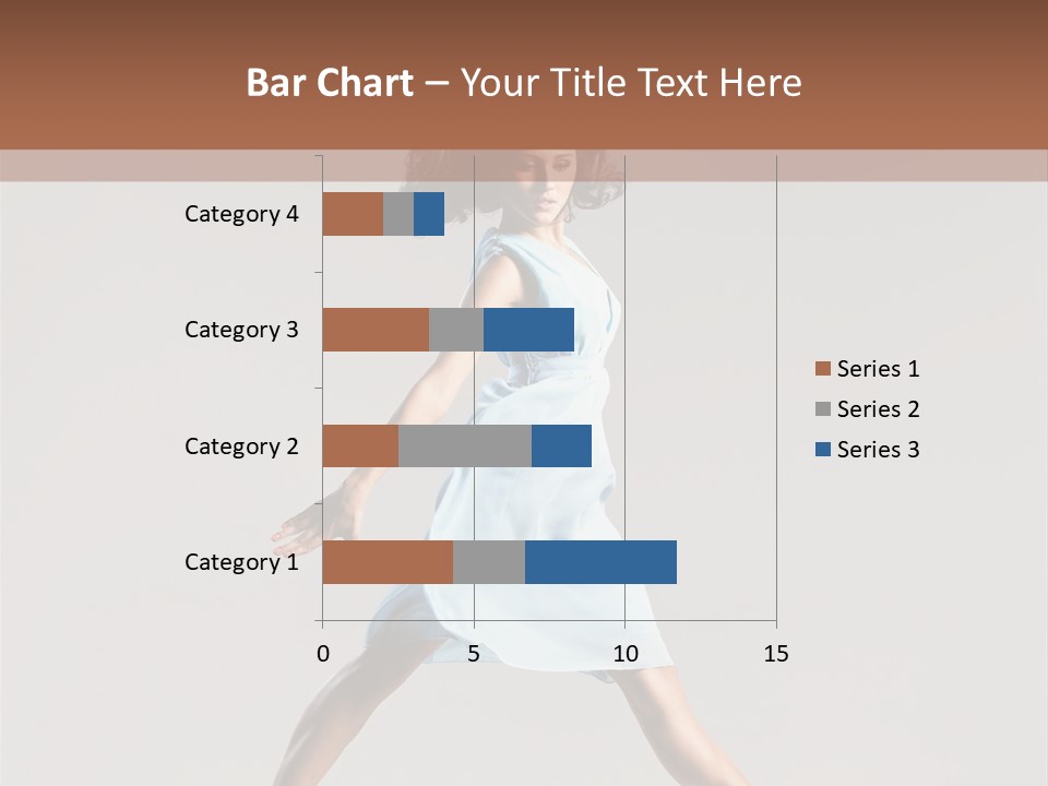 Cheerful Fly Performer PowerPoint Template
