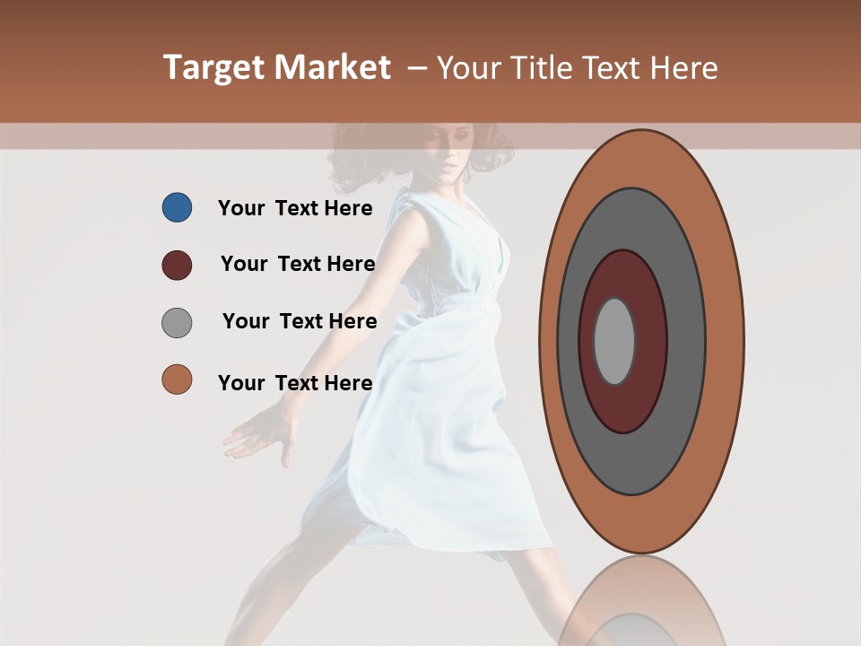 Cheerful Fly Performer PowerPoint Template