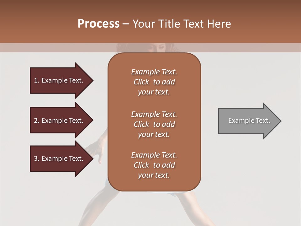 Cheerful Fly Performer PowerPoint Template
