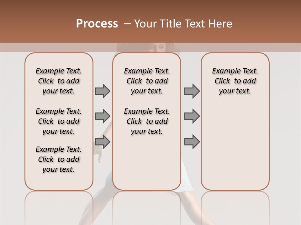 Cheerful Fly Performer PowerPoint Template