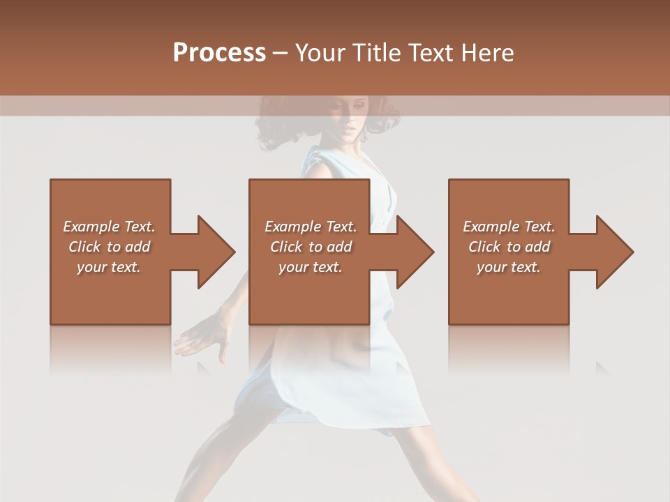 Cheerful Fly Performer PowerPoint Template