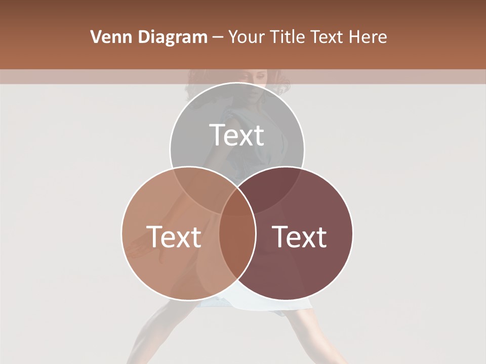 Cheerful Fly Performer PowerPoint Template