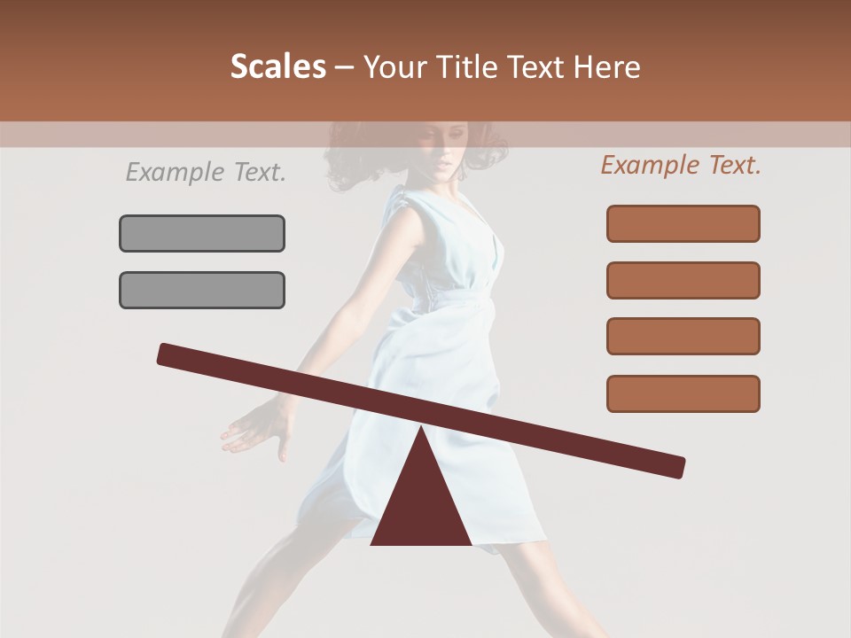 Cheerful Fly Performer PowerPoint Template