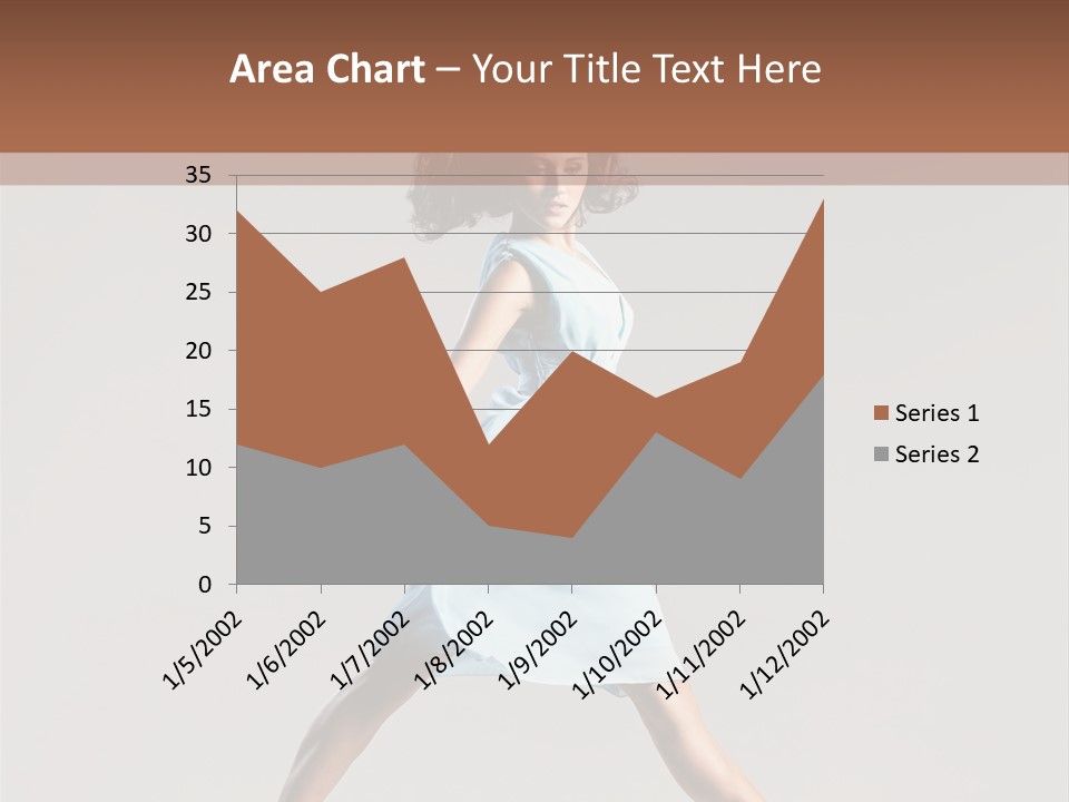 Cheerful Fly Performer PowerPoint Template