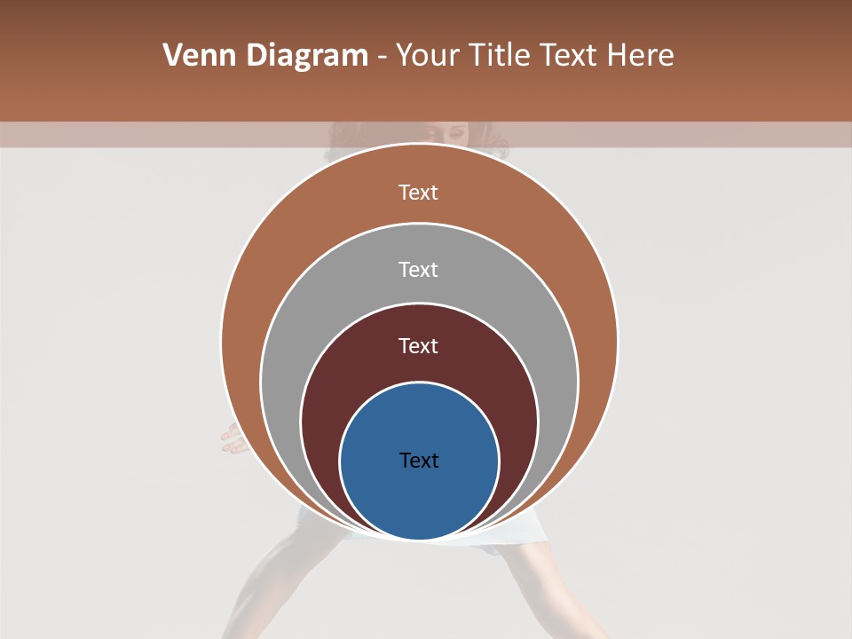 Cheerful Fly Performer PowerPoint Template