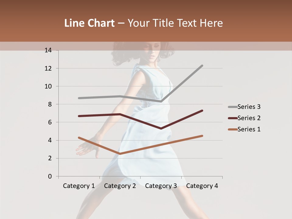 Cheerful Fly Performer PowerPoint Template