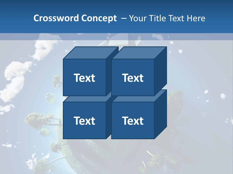 Space Construction Small PowerPoint Template