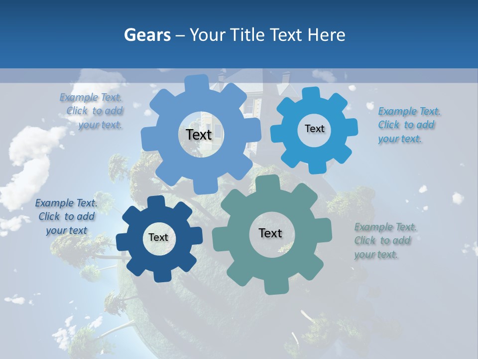 Space Construction Small PowerPoint Template
