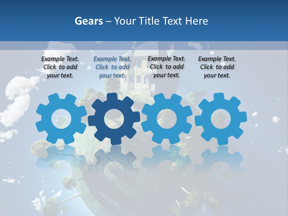 Space Construction Small PowerPoint Template