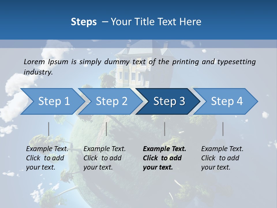 Space Construction Small PowerPoint Template