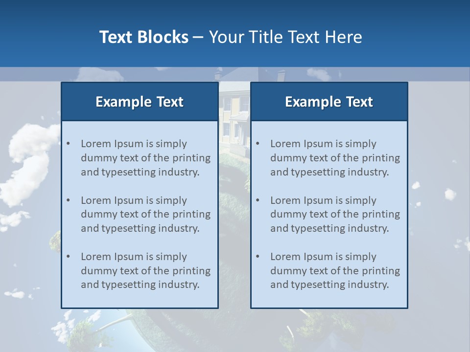 Space Construction Small PowerPoint Template