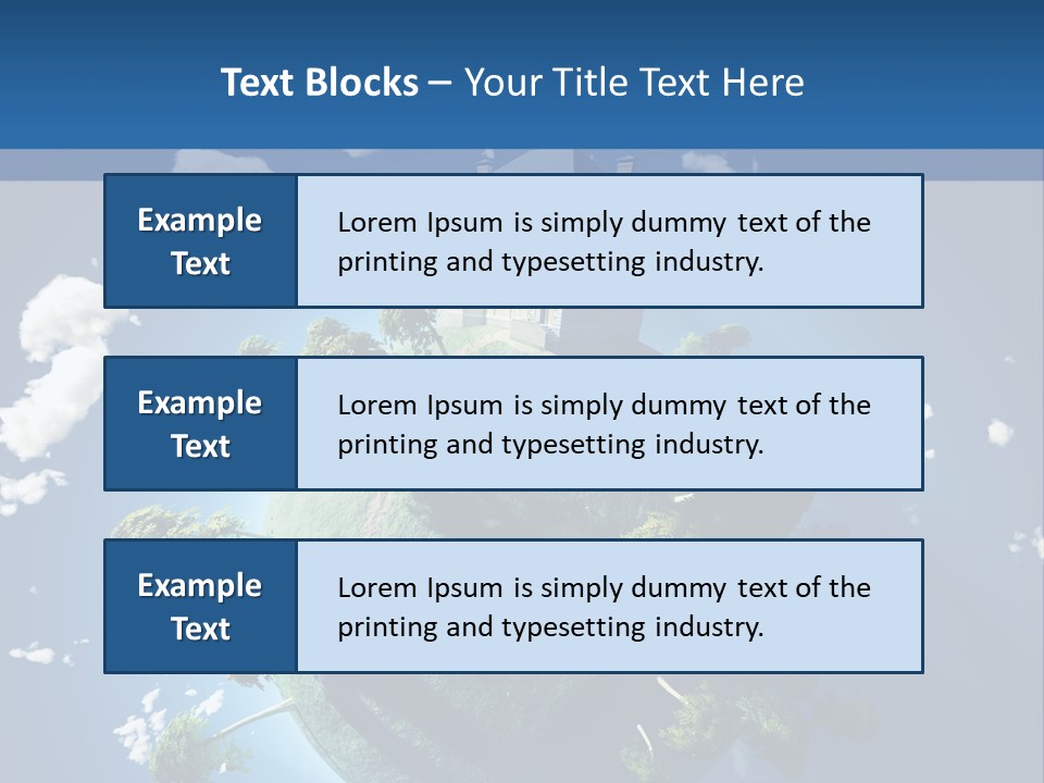 Space Construction Small PowerPoint Template