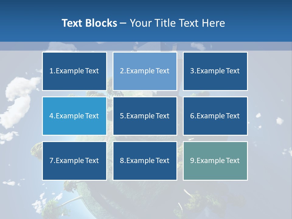 Space Construction Small PowerPoint Template