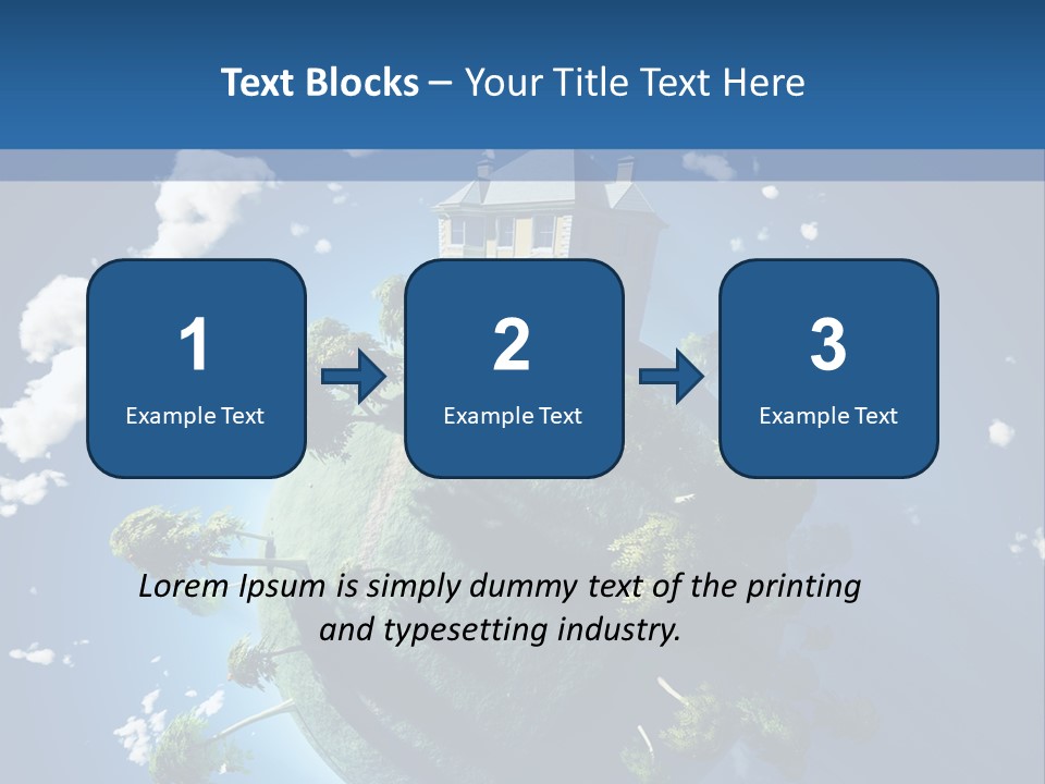 Space Construction Small PowerPoint Template