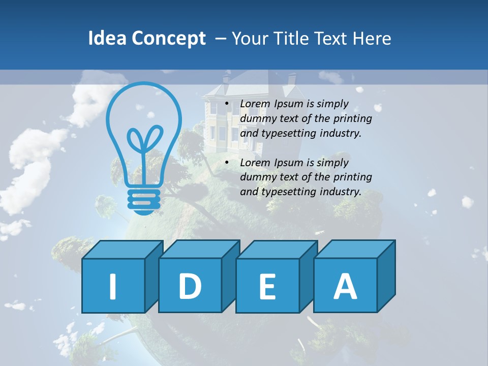 Space Construction Small PowerPoint Template
