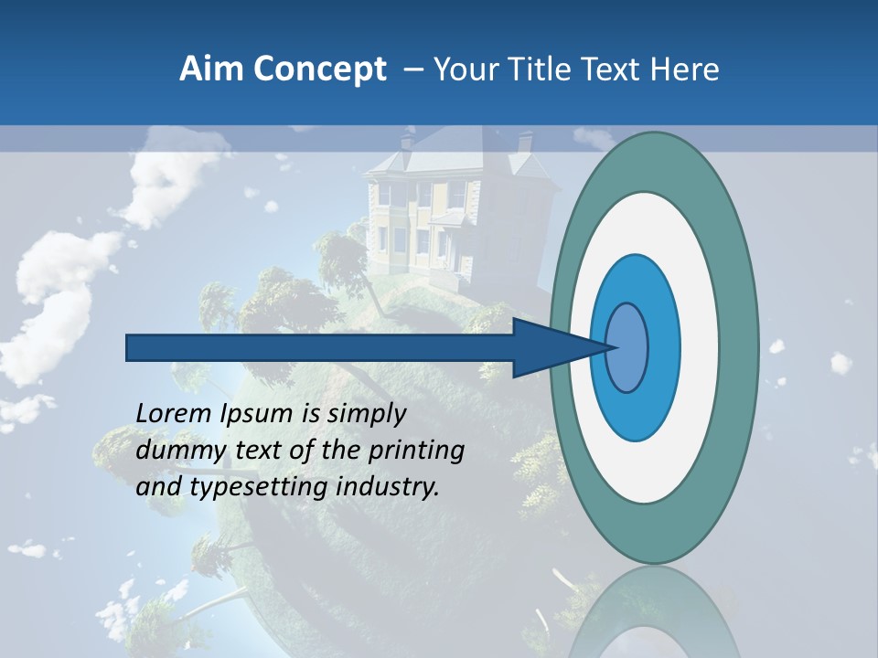 Space Construction Small PowerPoint Template