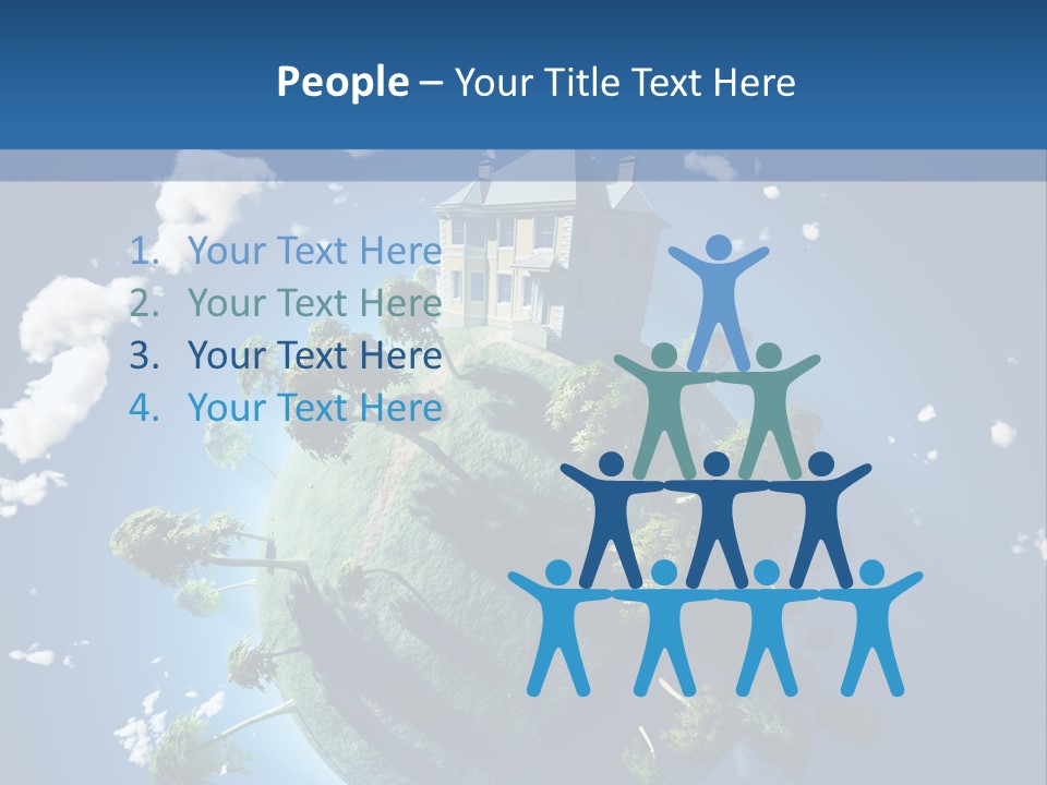 Space Construction Small PowerPoint Template