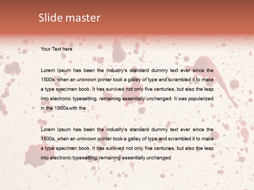 Drip Colorful Paper PowerPoint Template