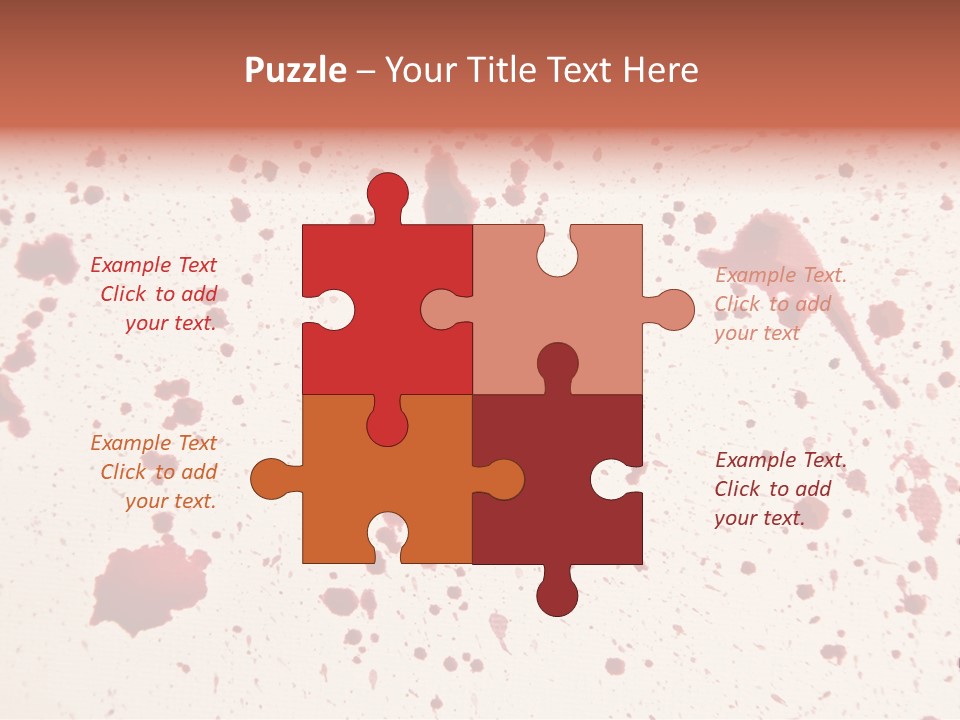 Drip Colorful Paper PowerPoint Template