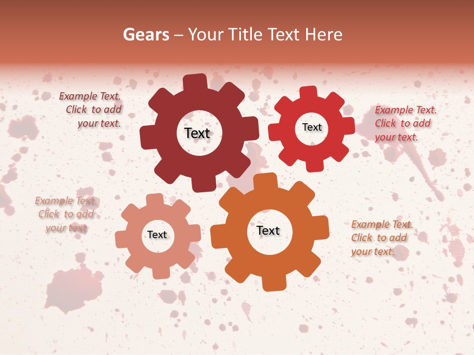 Drip Colorful Paper PowerPoint Template