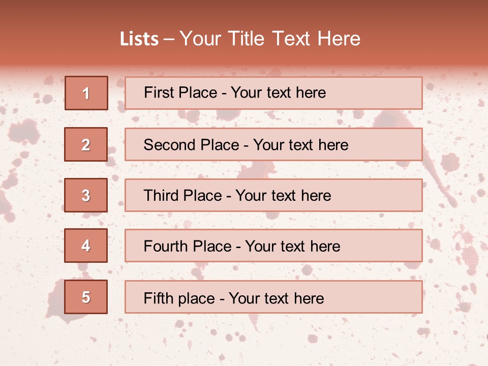 Drip Colorful Paper PowerPoint Template