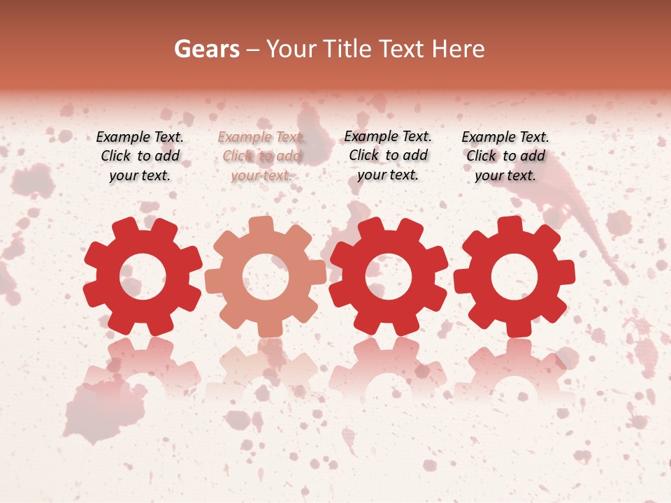 Drip Colorful Paper PowerPoint Template