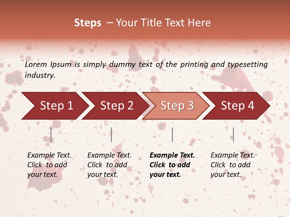 Drip Colorful Paper PowerPoint Template