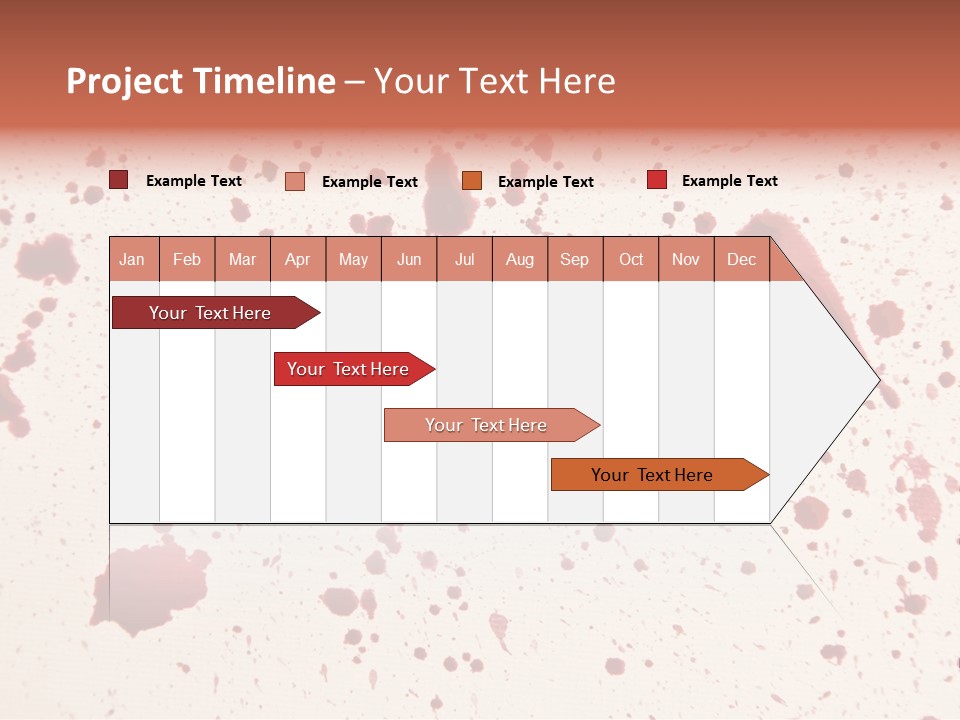 Drip Colorful Paper PowerPoint Template