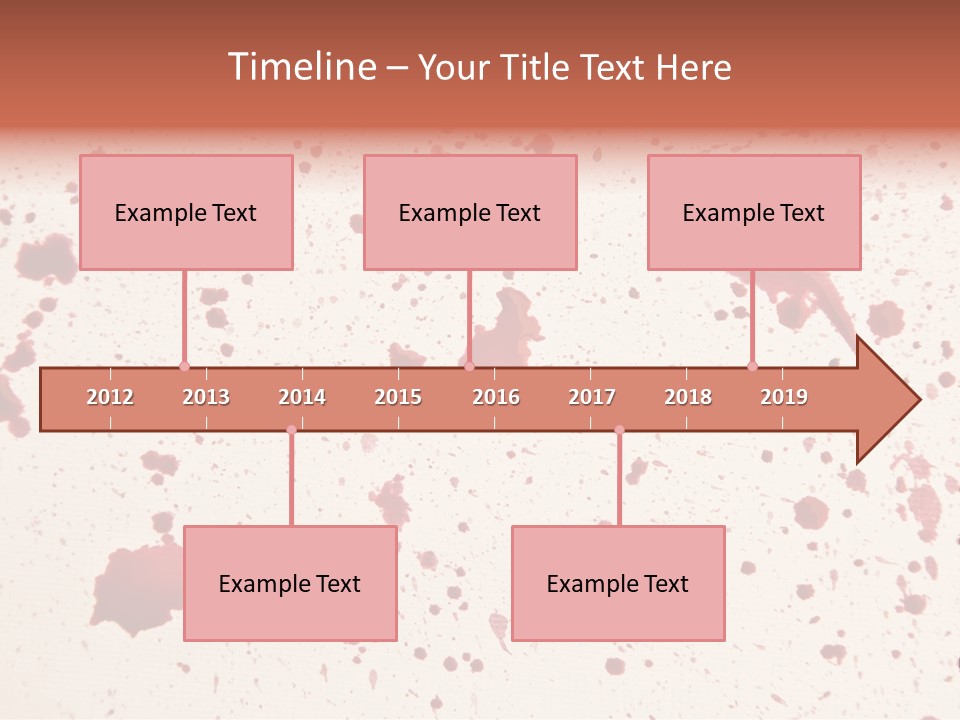 Drip Colorful Paper PowerPoint Template
