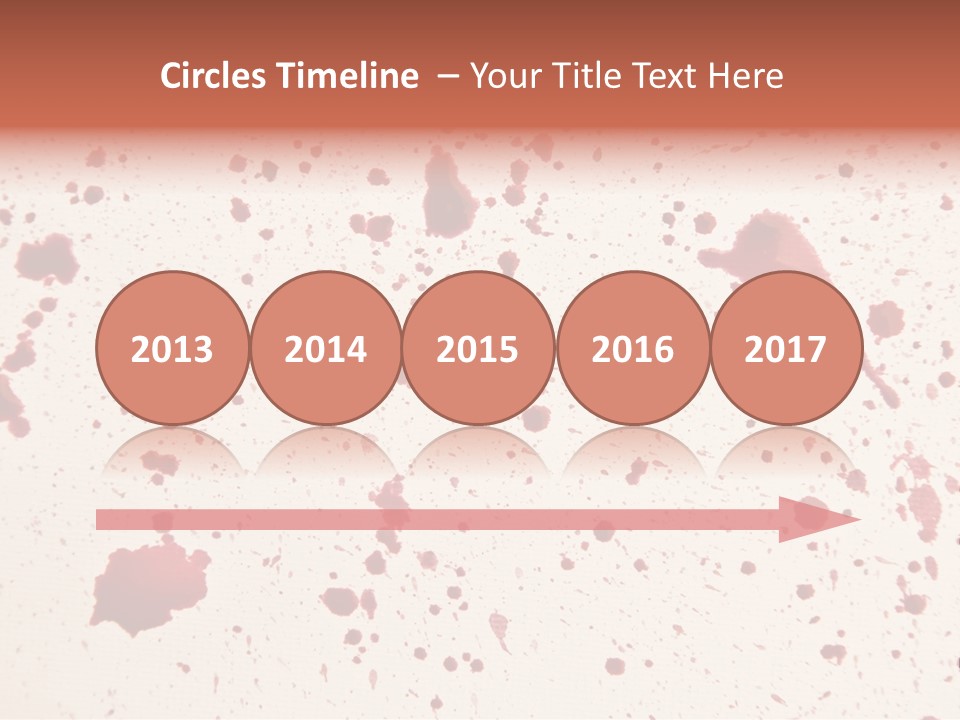 Drip Colorful Paper PowerPoint Template