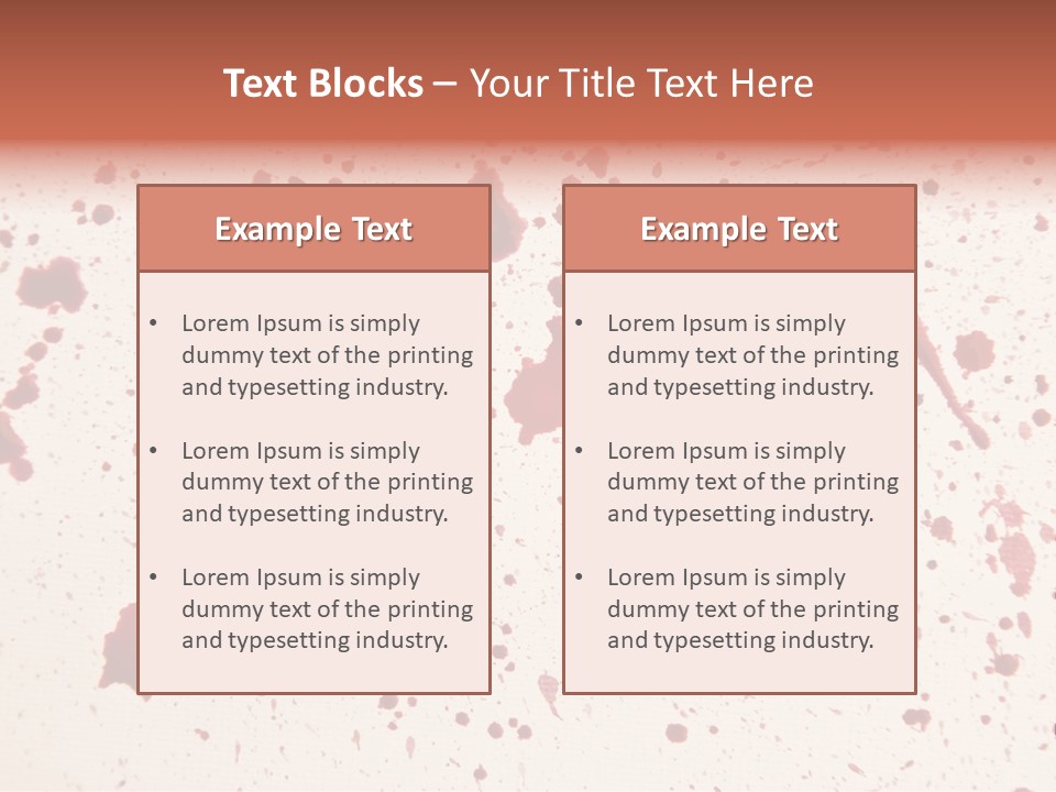 Drip Colorful Paper PowerPoint Template