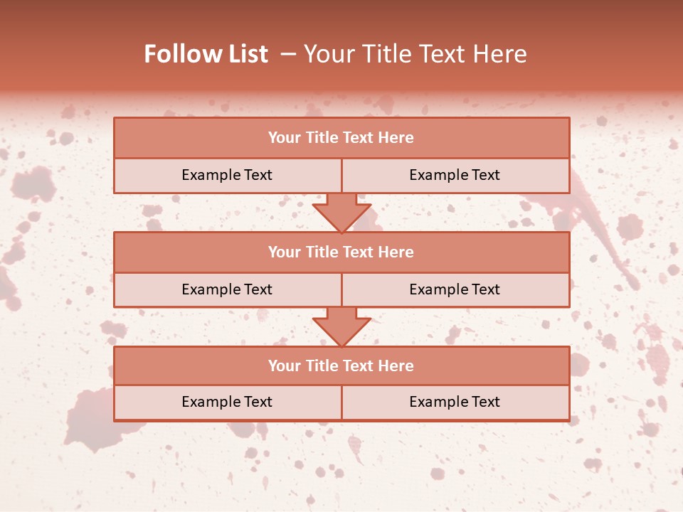 Drip Colorful Paper PowerPoint Template