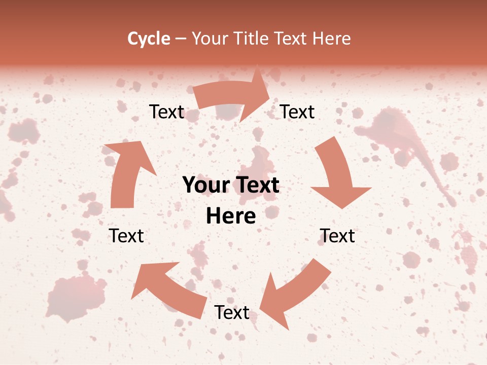 Drip Colorful Paper PowerPoint Template