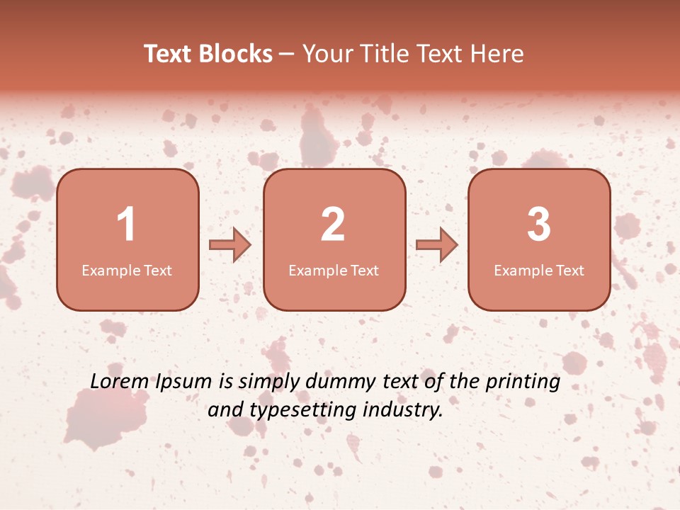 Drip Colorful Paper PowerPoint Template