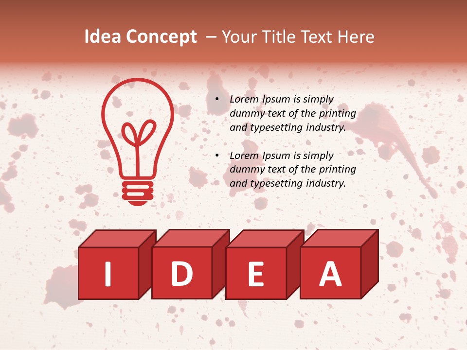 Drip Colorful Paper PowerPoint Template