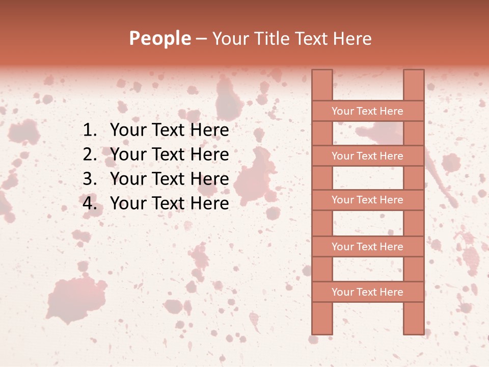 Drip Colorful Paper PowerPoint Template