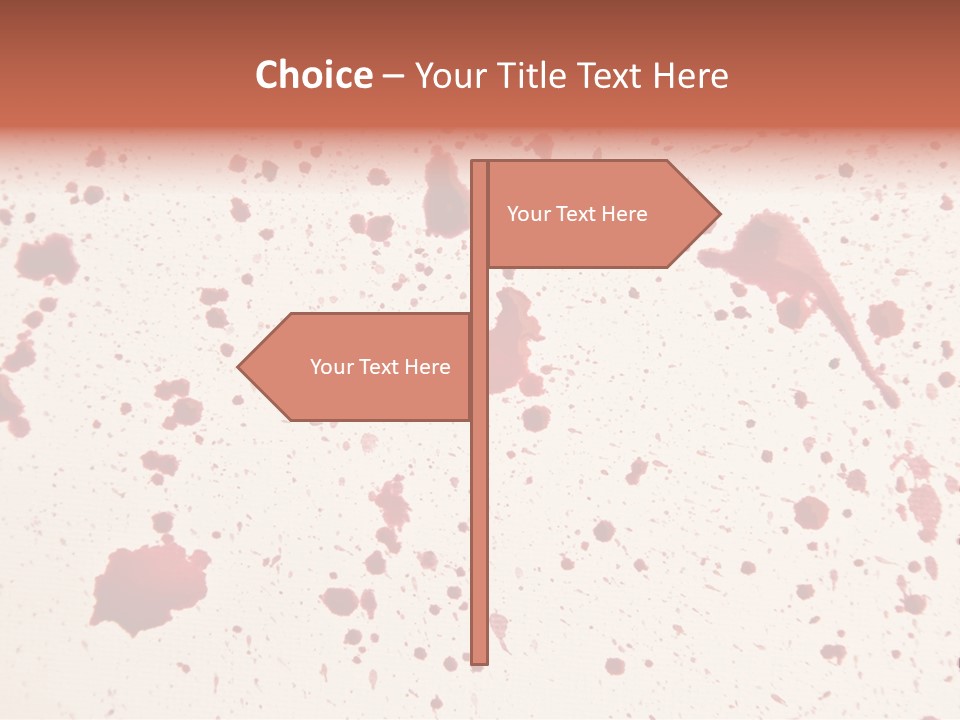 Drip Colorful Paper PowerPoint Template