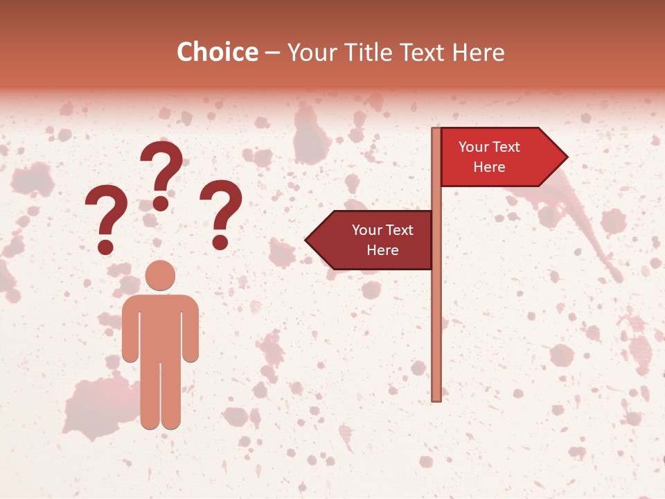 Drip Colorful Paper PowerPoint Template