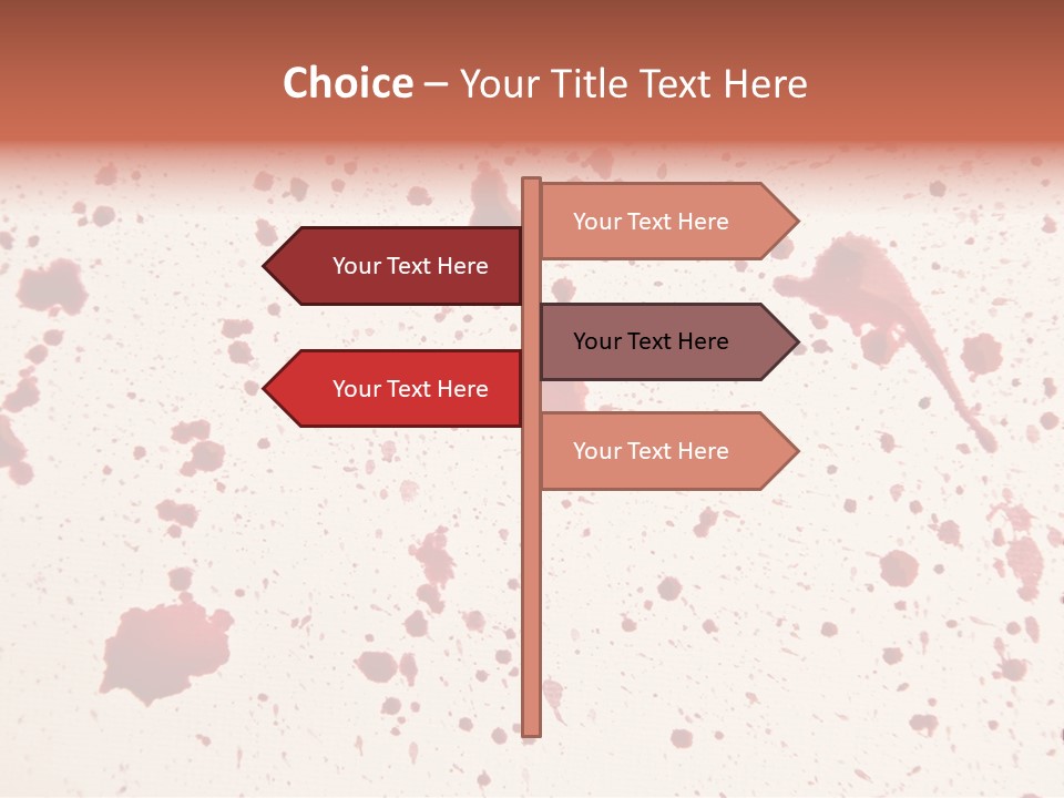 Drip Colorful Paper PowerPoint Template