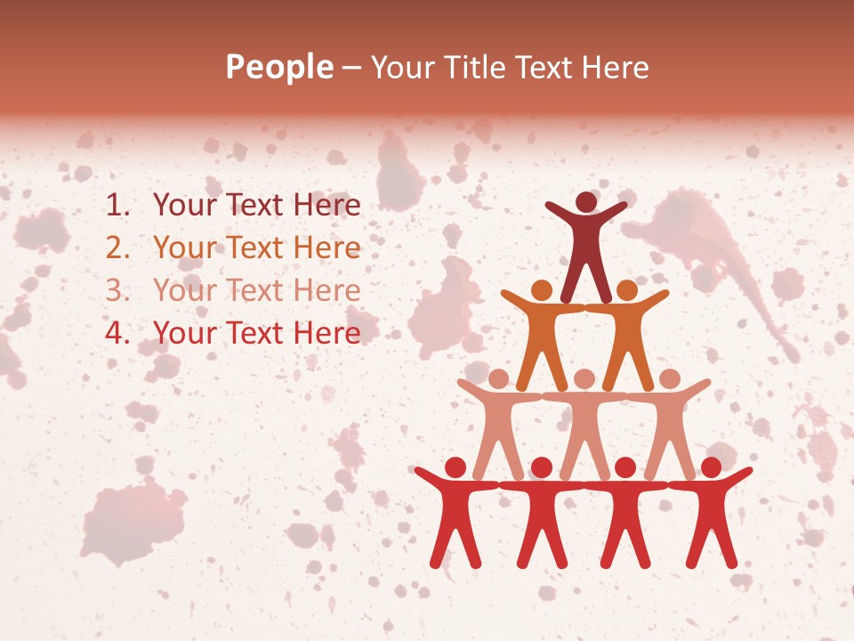 Drip Colorful Paper PowerPoint Template