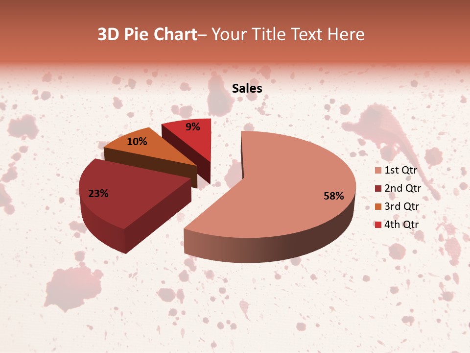 Drip Colorful Paper PowerPoint Template
