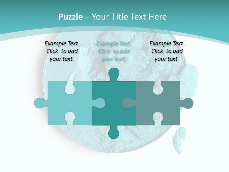 Macro Color Isolated On White PowerPoint Template