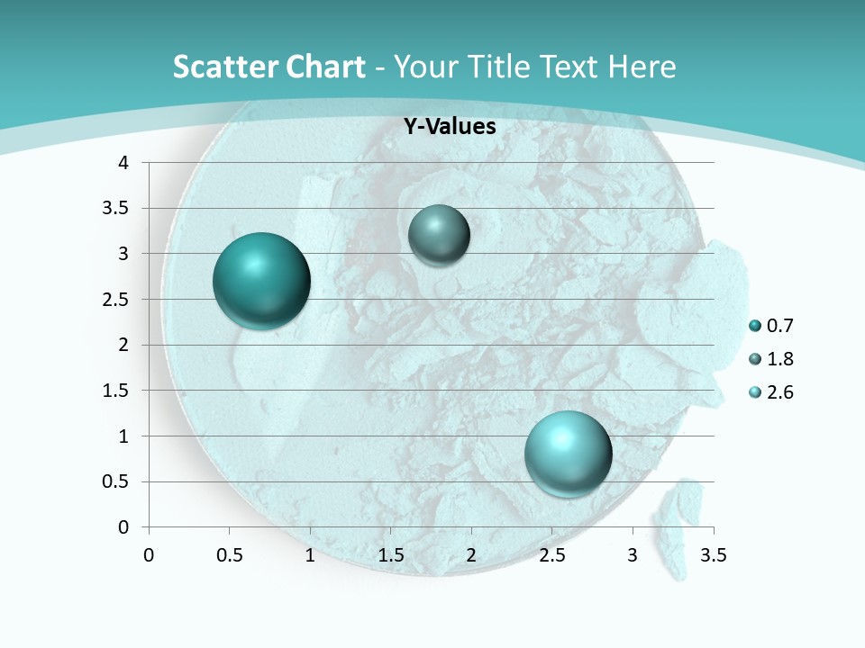 Macro Color Isolated On White PowerPoint Template