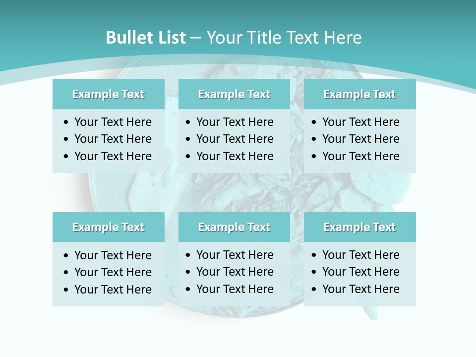 Macro Color Isolated On White PowerPoint Template