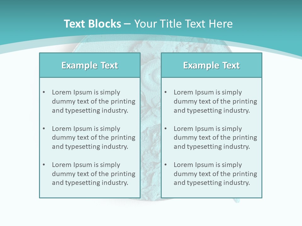 Macro Color Isolated On White PowerPoint Template