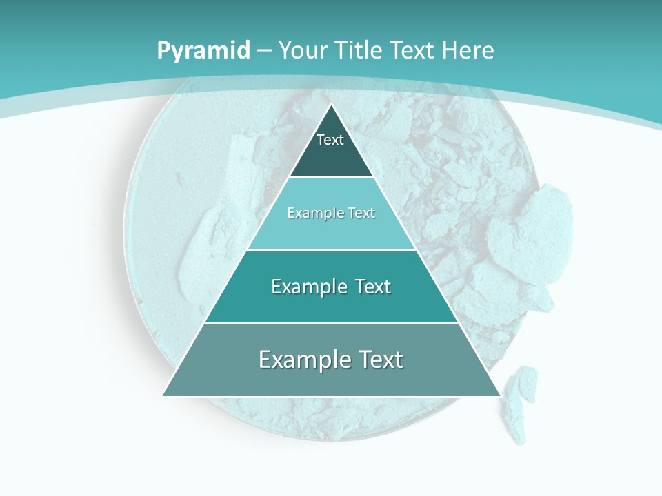 Macro Color Isolated On White PowerPoint Template