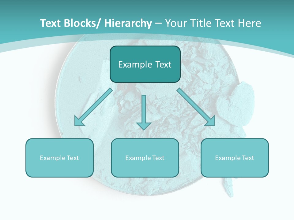 Macro Color Isolated On White PowerPoint Template