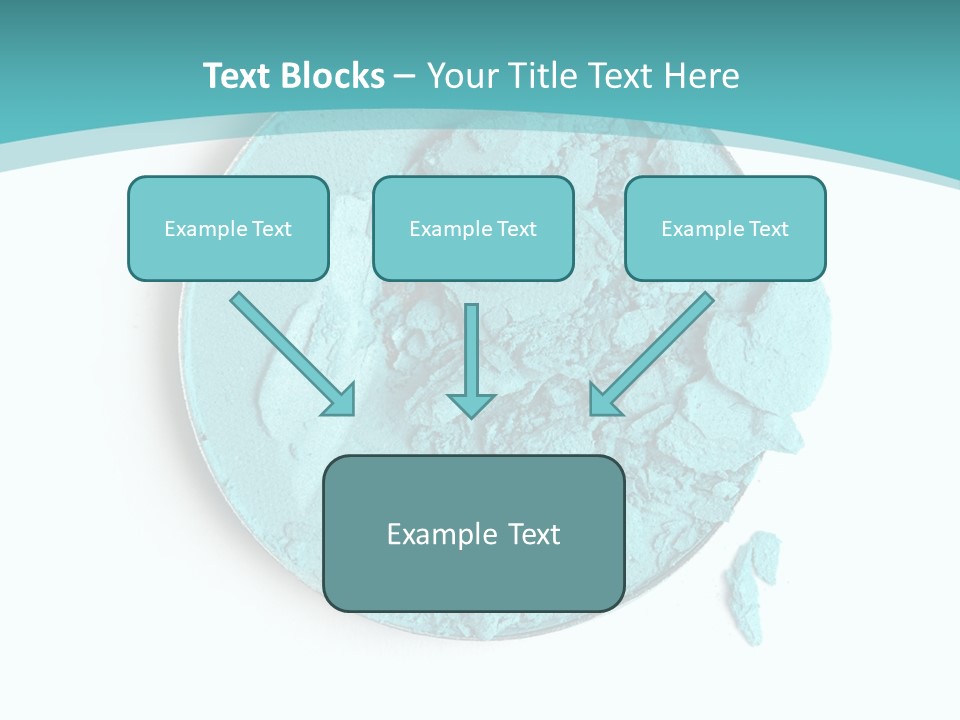 Macro Color Isolated On White PowerPoint Template